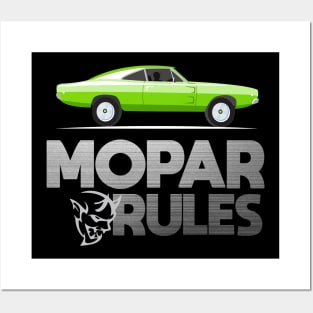 Mopar Rules Posters and Art